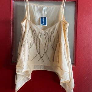 Beaded crop top